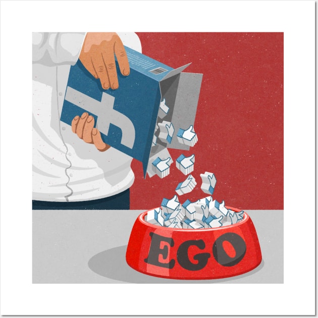 Like Ego Wall Art by John Holcroft